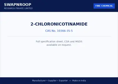 2-Chloronicotinamide CAS 10366-35-5 - SRPL