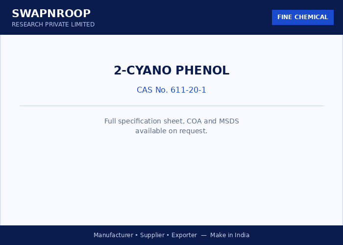 2-cyano phenol