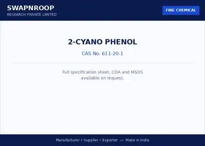 2-cyano phenol CAS 611-20-1 - SRPL