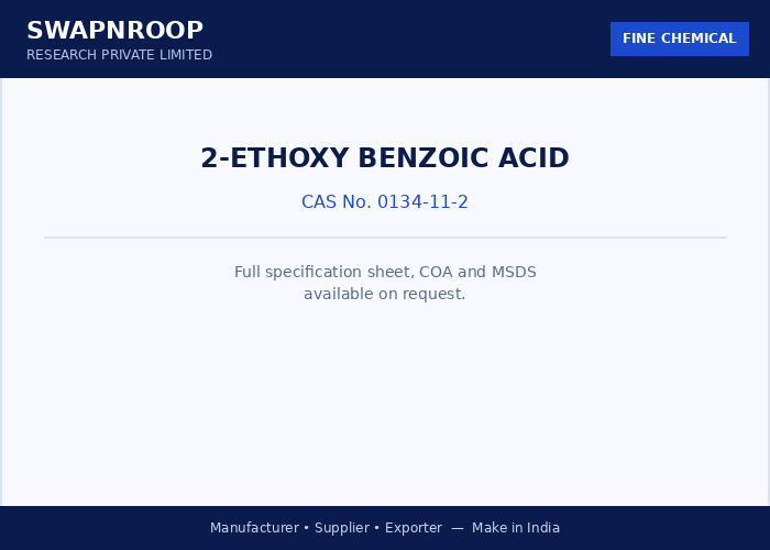 2-Ethoxy benzoic acid