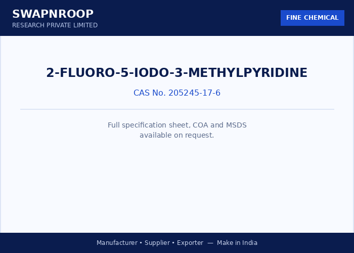 2-Fluoro-5-iodo-3-methylpyridine