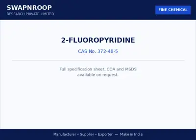 2-Fluoropyridine CAS 372-48-5 - SRPL