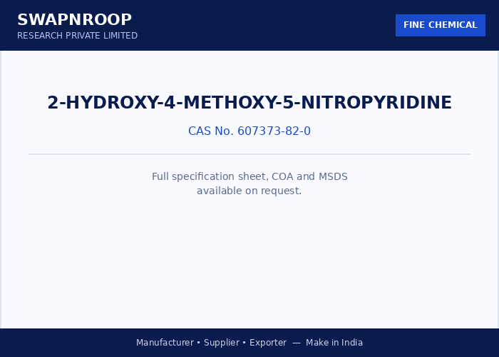 2-Hydroxy-4-methoxy-5-nitropyridine