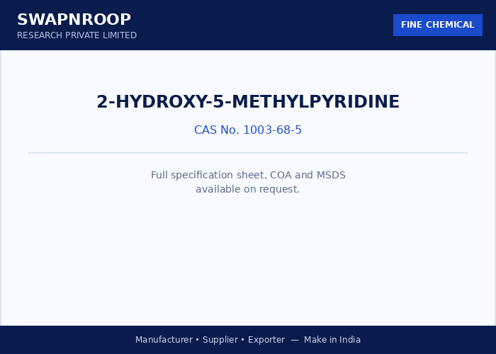 2-Hydroxy-5-methylpyridine