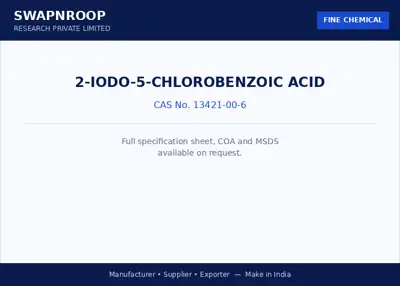 2-IODO-5-CHLOROBENZOIC ACID CAS 13421-00-6 - SRPL