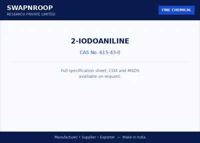 2-Iodoaniline CAS 615-43-0 - SRPL
