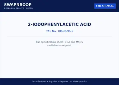 2-IODOPHENYLACETIC ACID CAS 18698-96-9 - SRPL
