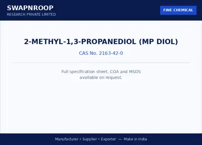 2-Methyl-1,3-Propanediol (MP Diol) CAS 2163-42-0 - SRPL