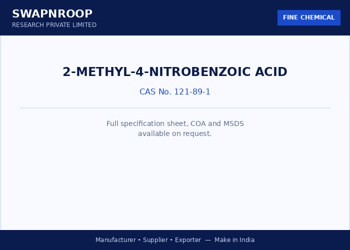 2-Methyl-4-nitrobenzoic acid