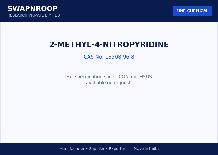 2-Methyl-4-nitropyridine