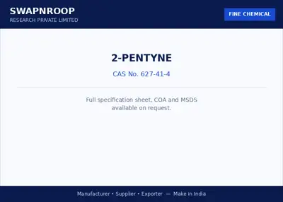 2-Pentyne CAS 627-41-4 - SRPL