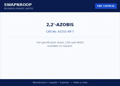 2,2'-Azobis CAS 61551-69-7 - SRPL