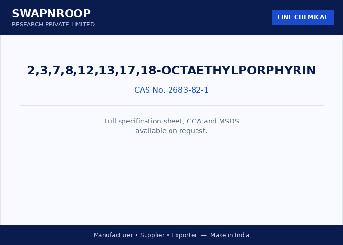 2,3,7,8,12,13,17,18-Octaethylporphyrin