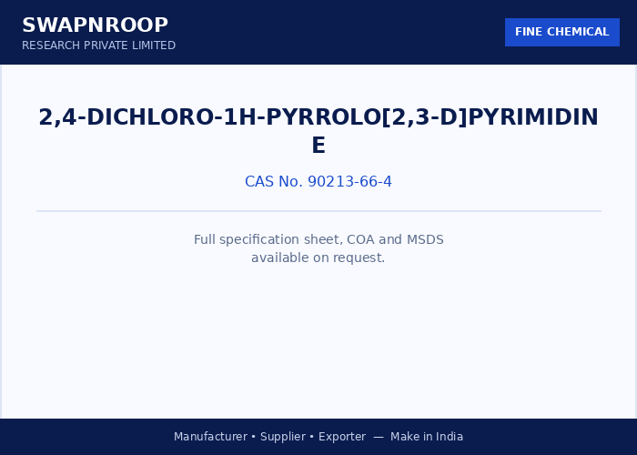 2,4-Dichloro-1H-pyrrolo[2,3-D]pyrimidine