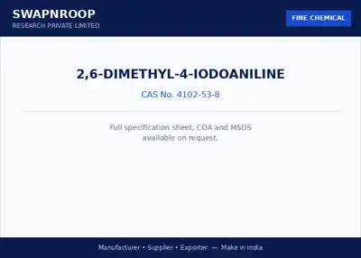 2,6-DIMETHYL-4-IODOANILINE CAS 4102-53-8 - SRPL