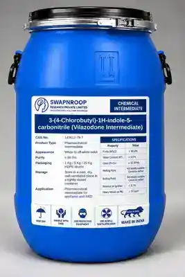 3-(4-Chlorobutyl)-1H-indole-5-carbonitrile (Vilazodone Intermediate) CAS 143612-79-7 - SRPL