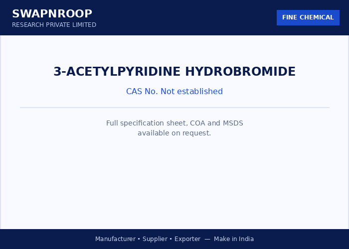 3-Acetylpyridine Hydrobromide