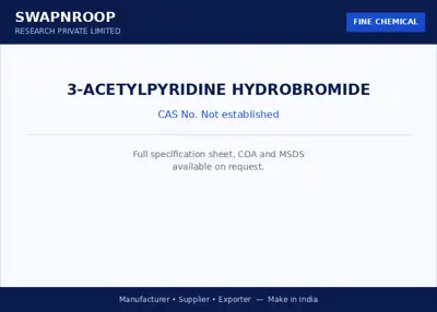 3-Acetylpyridine Hydrobromide - SRPL