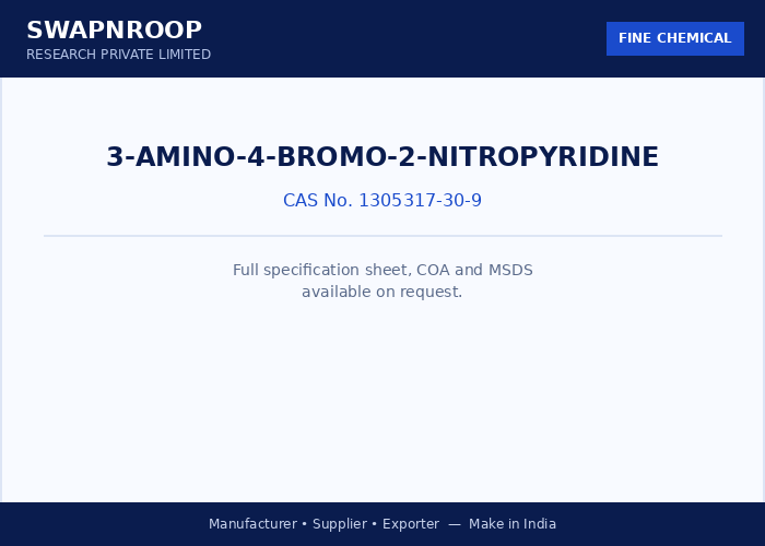 3-Amino-4-bromo-2-nitropyridine