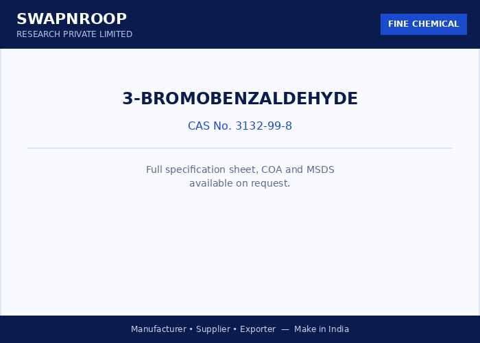 3-Bromobenzaldehyde