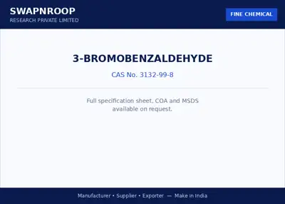3-Bromobenzaldehyde CAS 3132-99-8 - SRPL