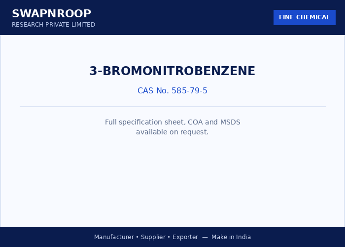 3-Bromonitrobenzene