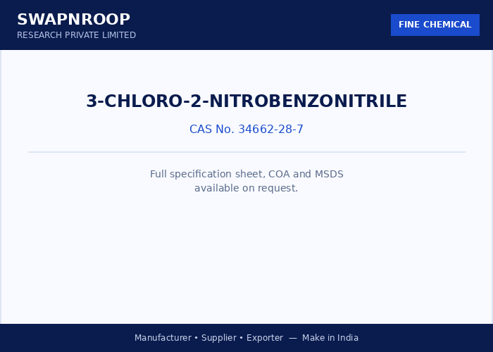3-Chloro-2-nitrobenzonitrile