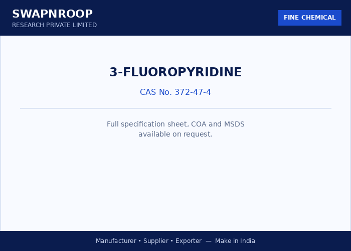 3-Fluoropyridine