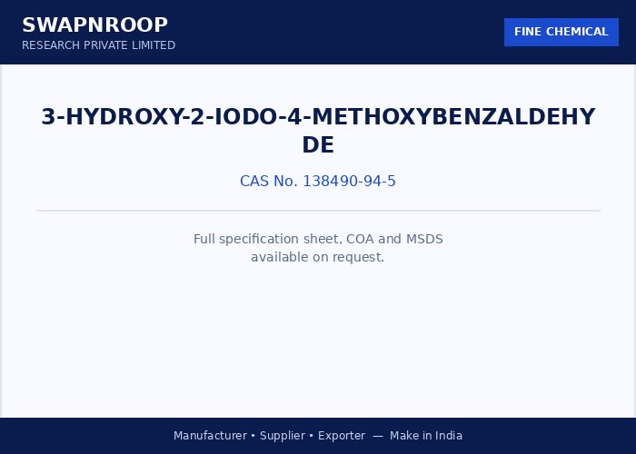 3-HYDROXY-2-IODO-4-METHOXYBENZALDEHYDE