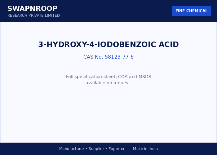 3-HYDROXY-4-IODOBENZOIC ACID