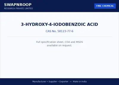 3-HYDROXY-4-IODOBENZOIC ACID CAS 58123-77-6 - SRPL