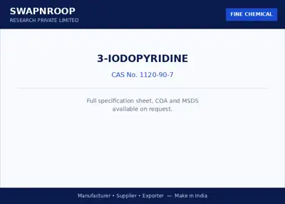 3-Iodopyridine CAS 1120-90-7 - SRPL