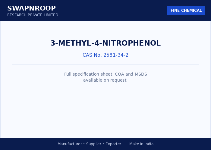 3-Methyl-4-nitrophenol