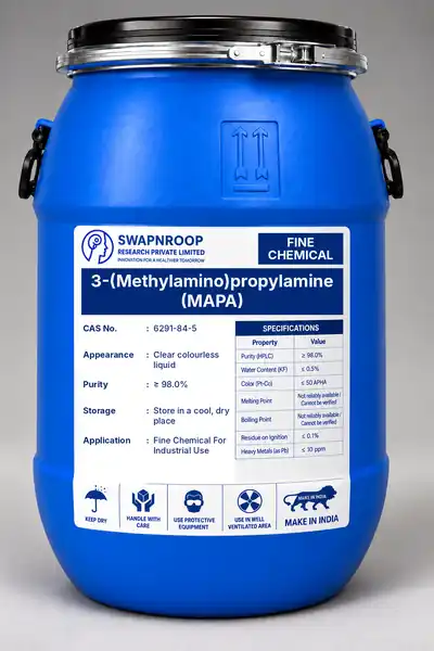 3-(Methylamino)propylamine (MAPA) (CAS 6291-84-5) - manufacturer, supplier & exporter India - SRPL