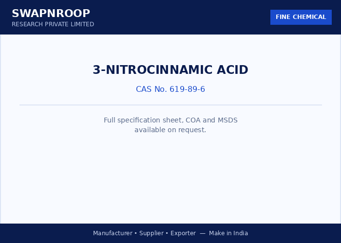3-Nitrocinnamic acid