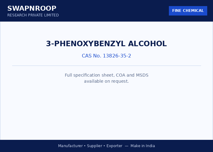 3-Phenoxybenzyl Alcohol