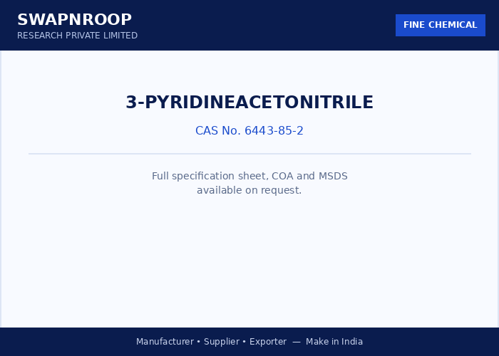3-Pyridineacetonitrile