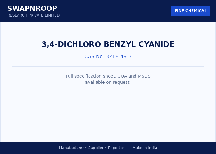 3,4-Dichloro Benzyl Cyanide