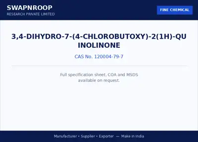 3,4-Dihydro-7-(4-chlorobutoxy)-2(1H)-quinolinone CAS 120004-79-7 - SRPL
