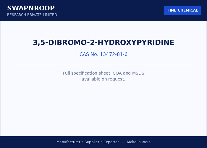 3,5-Dibromo-2-hydroxypyridine