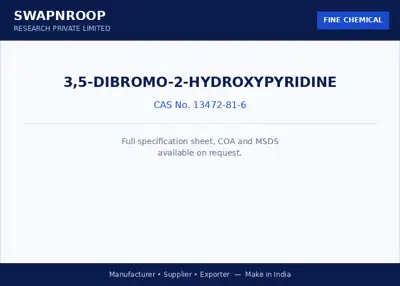 3,5-Dibromo-2-hydroxypyridine CAS 13472-81-6 - SRPL