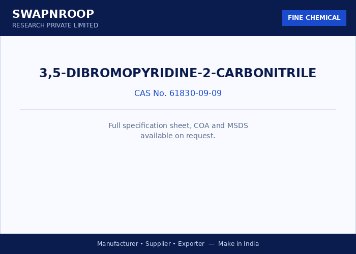 3,5-Dibromopyridine-2-carbonitrile