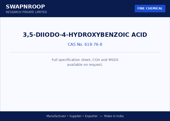 3,5-DIIODO-4-HYDROXYBENZOIC ACID