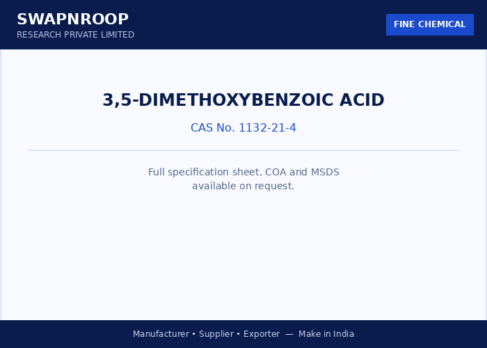 3,5-Dimethoxybenzoic acid