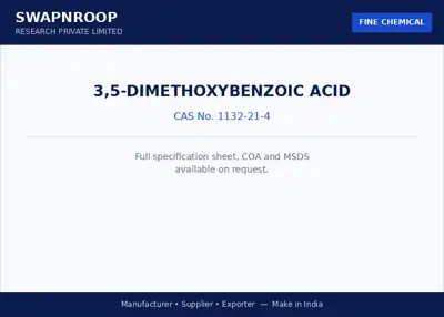 3,5-Dimethoxybenzoic acid CAS 1132-21-4 - SRPL