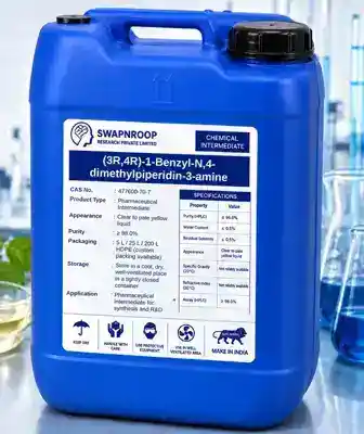 (3R,4R)-1-Benzyl-N,4-dimethylpiperidin-3-amine CAS 477600-70-7 - SRPL