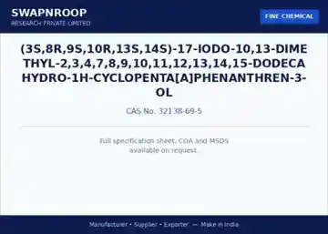 (3S,8R,9S,10R,13S,14S)-17-Iodo-10,13-dimethyl-2,3,4,7,8,9,10,11,12,13,14,15-dodecahydro-1H-cyclopenta[a]phenanthren-3-ol CAS 32138-69-5 - SRPL