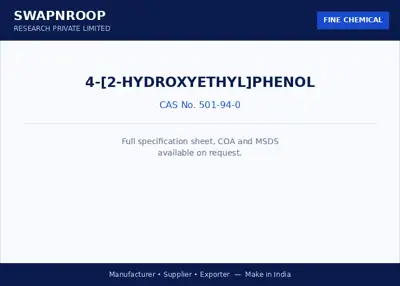 4-[2-hydroxyethyl]phenol CAS 501-94-0 - SRPL