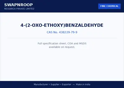 4-(2-Oxo-ethoxy)benzaldehyde CAS 438229-79-9 - SRPL