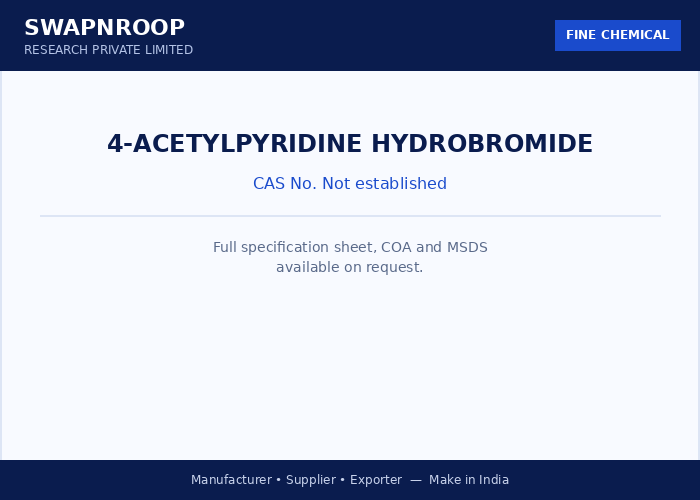 4-Acetylpyridine Hydrobromide